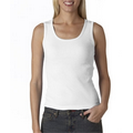 Anvil Ladies' 100% Heavyweight Ringspun Cotton Tank Top - White